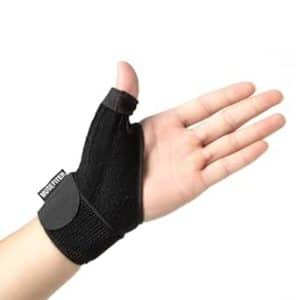 MUSEFITER Comprime el pulgar estabilizado de la articulación del pulgar, dedo gatillo ligero y transpirable, alivio del dolor, artritis, tendinitis S/M