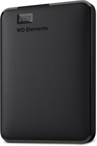 WD 2TB Elements, Disco duro externo portátil, USB 3.0, Negro