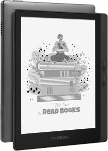 Meebook E-Reader M7 | 6.8' Eink Carta Bildschirm | 300PPI Smart Light | Android 11 | Ouad Core Prozessor | out Speaker | Support Google Play Store | 3GB+32GB Speicher | Micro-SD Slot | Grau