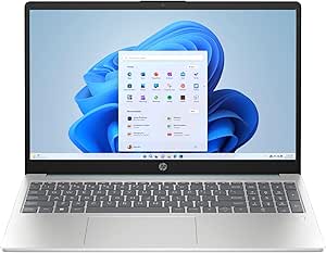 HP 15-fd0163ns- Ordenador portátil de 15.6" Full HD (Intel Core i5-1334U, 16GB RAM, 512GB SSD, Intel Iris Xe Graphics, Windows 11) Silver - Teclado QWERTY Español