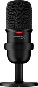 HyperX SoloCast – Micrófono de condensador USB para juegos, para PC, PS4 y Mac, sensor de silenciamiento con un toque, patrón polar cardioide, juegos, streaming, podcasts, Twitch, YouTube, Discord