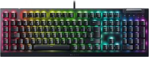 Razer BlackWidow V4 X, Teclado gaming con Razer Chroma RGB (Switches mecánicos amarillos , 6 teclas macro dedicadas de ABS de doble inyección) ES-Layout, Negro