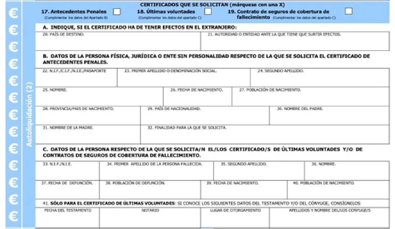 ¿Cómo rellenar el modelo 790? La Autoliquidación