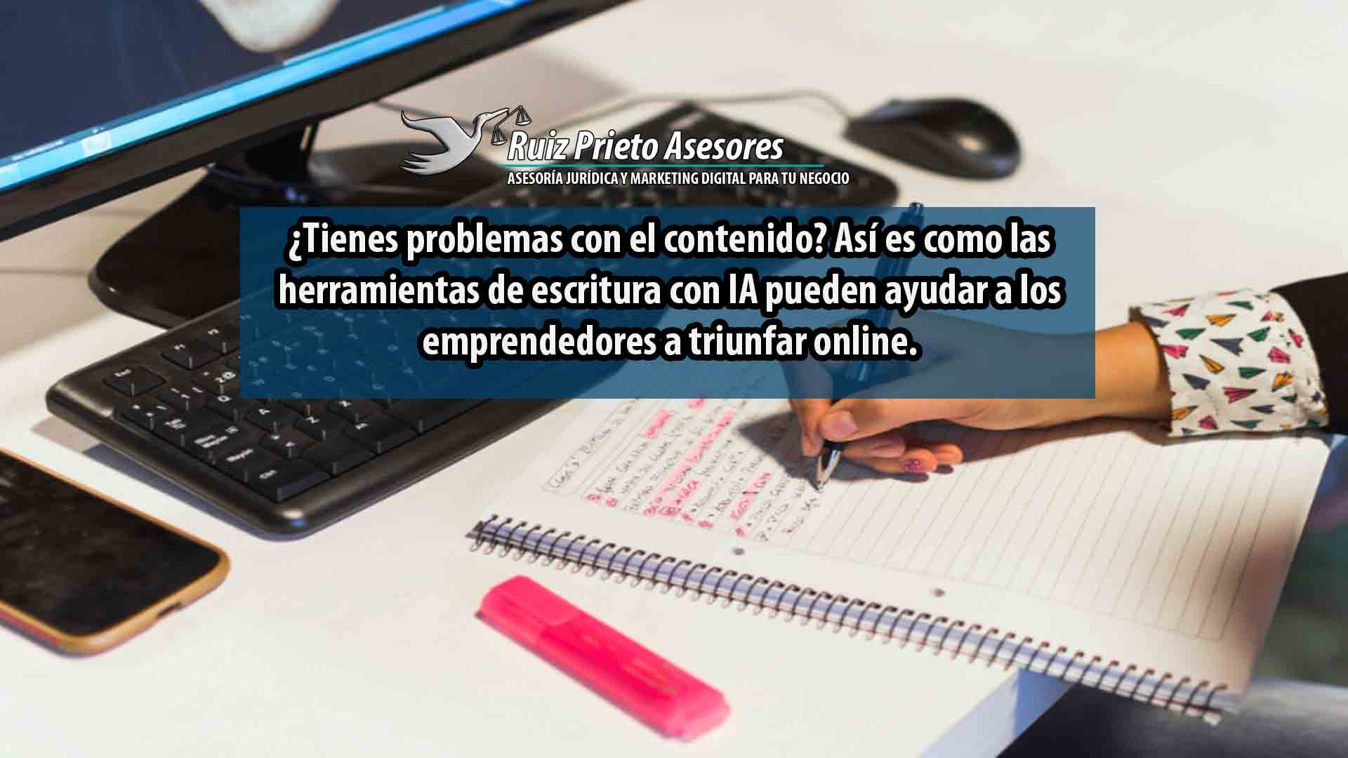 ¿Tienes problemas con el contenido? Así es como las herramientas de escritura con IA pueden ayudar a los emprendedores a triunfar online.